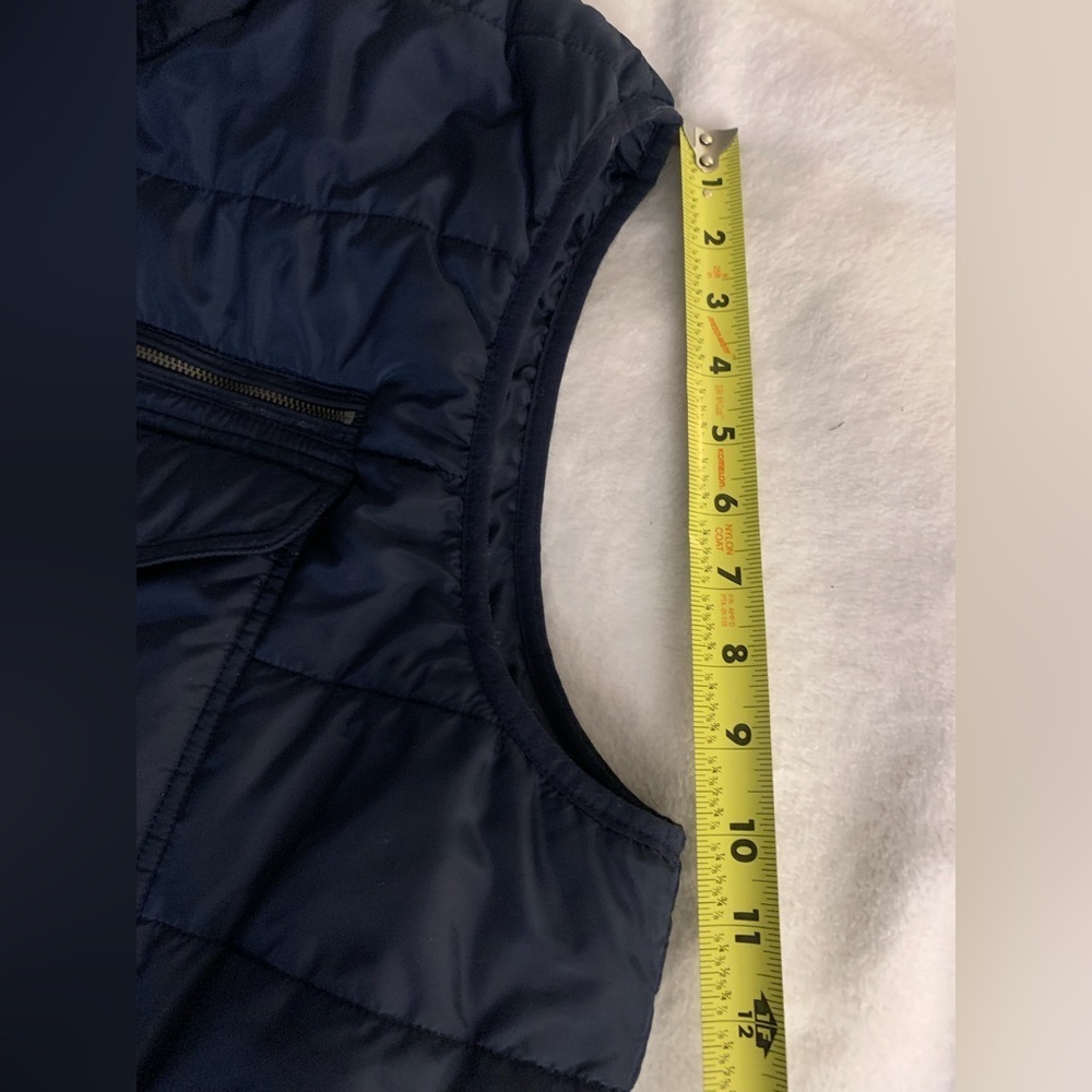 Joseph Abboud Navy Puffer Vest XXL Water Repellent Outdoor Ready Like New - Picture 13 of 16
